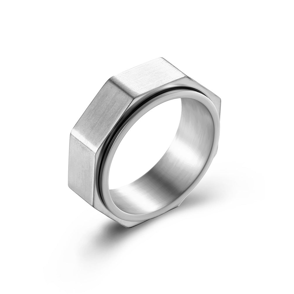 Bolt Silver Ring