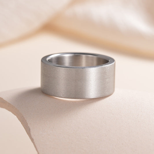 Stocky Daily Wear Ring - Silver