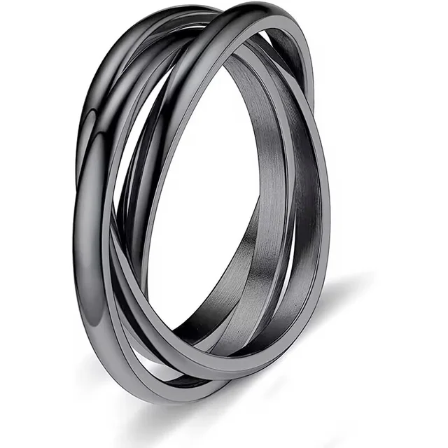 Black Geometric Ring