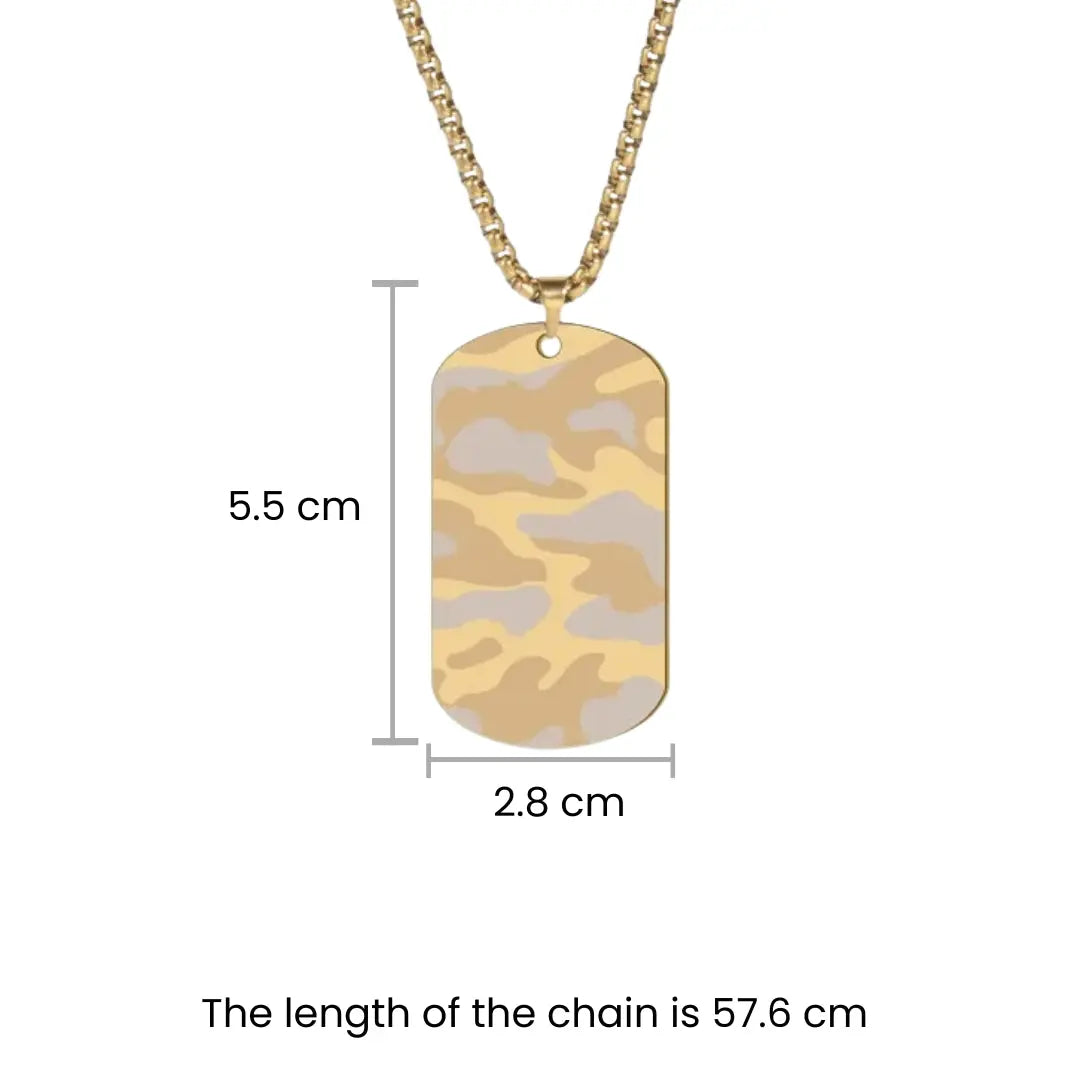 Alpha Alloy Dog-Tag Chain