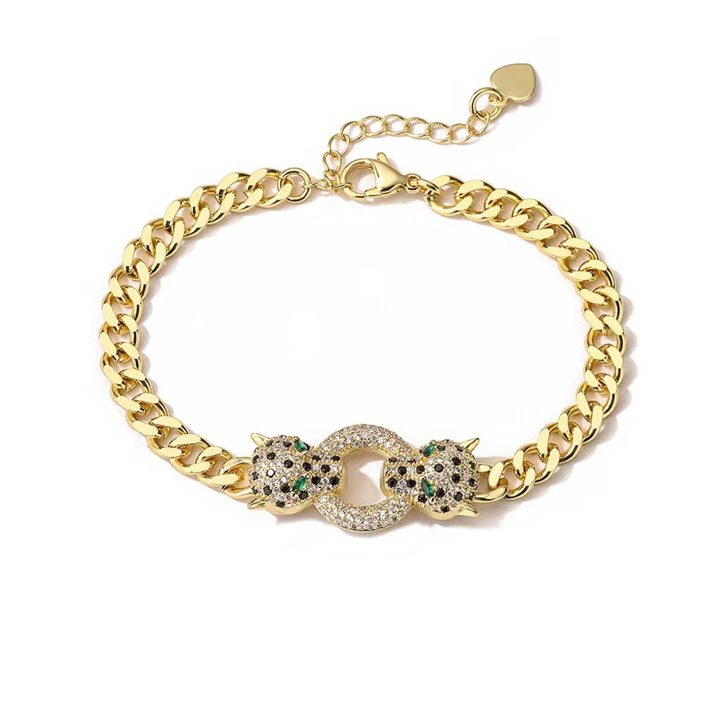 Amara Bracelet and Necklace Combo - Gold