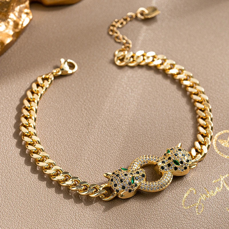 Amara Bracelet and Necklace Combo - Gold