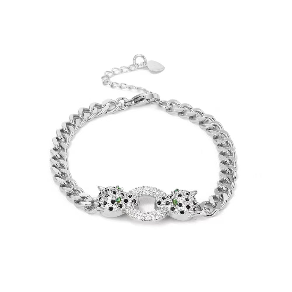 Amara Bracelet and Necklace Combo - Silver