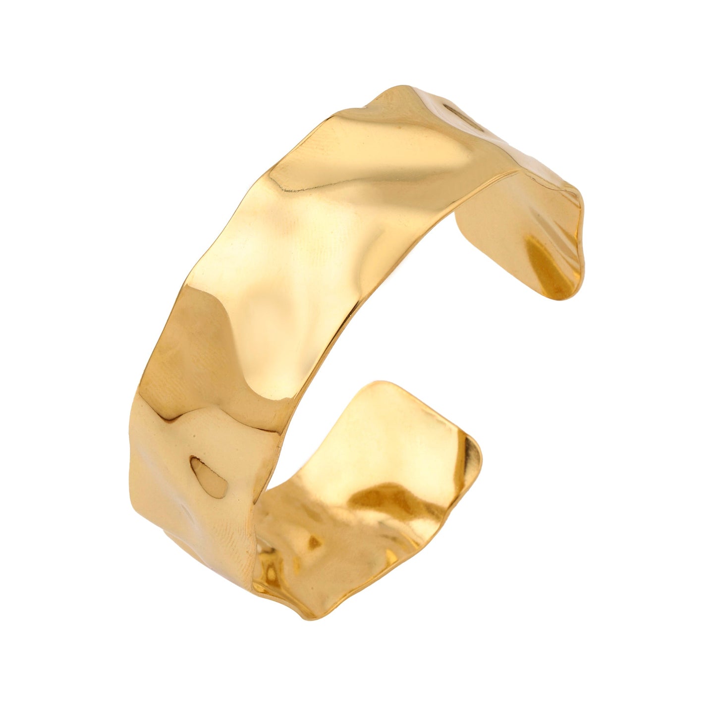 Twilight Textured Gold Cuff