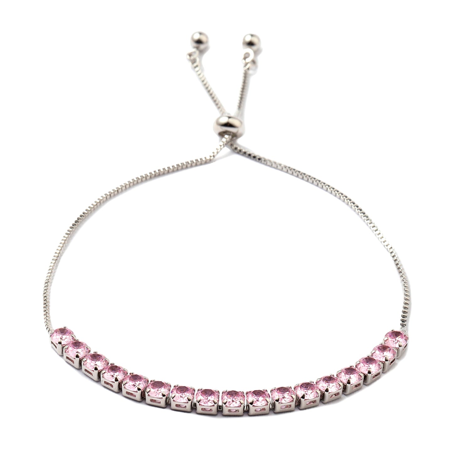 Aeri Pink Tennis Bracelet