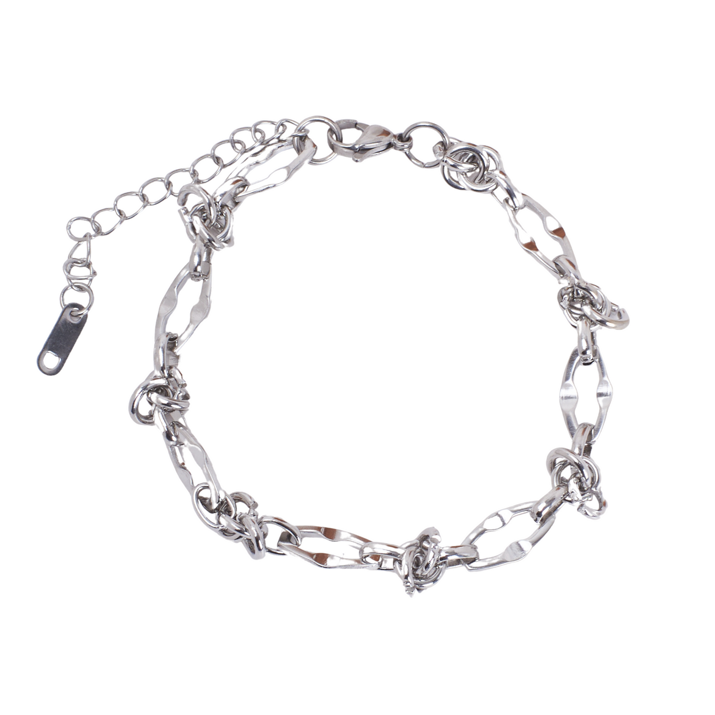 Twist of Fate Silver Bracelet