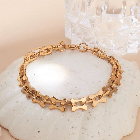 Dainty Chain Gold Bracelet