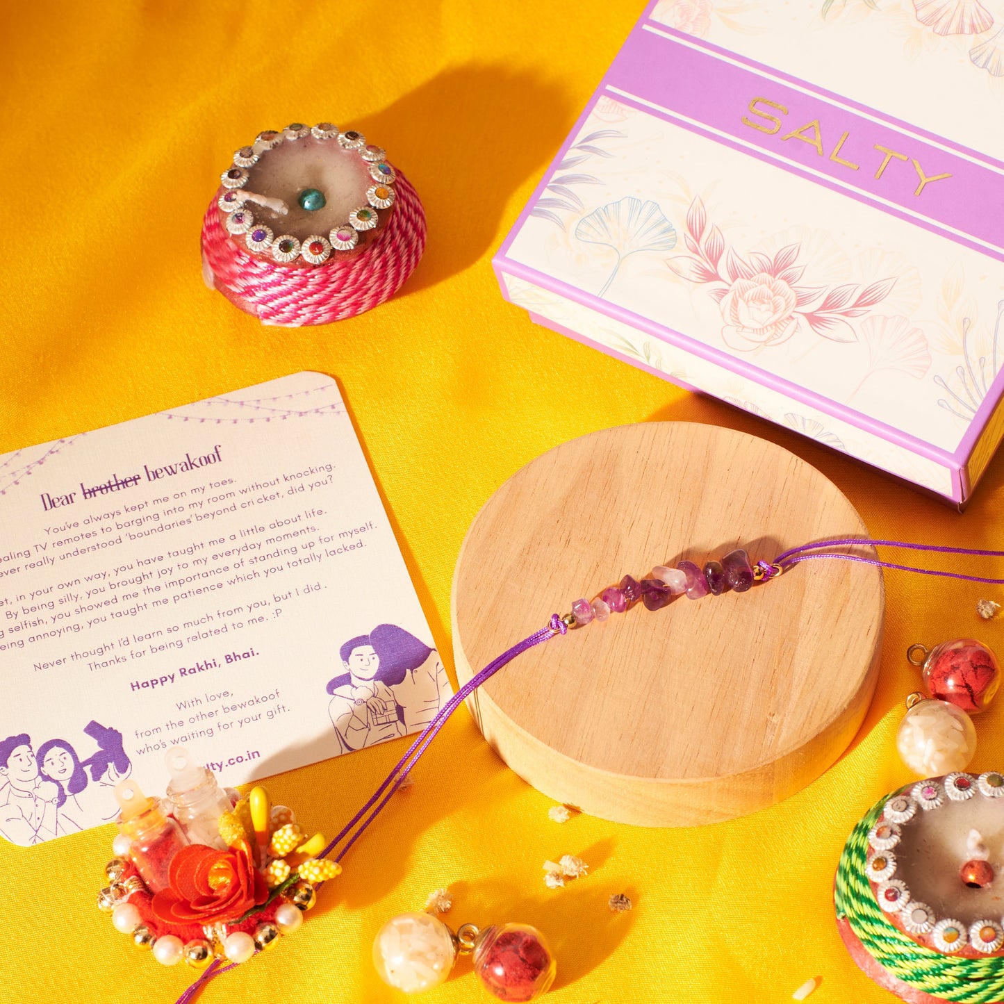 Amethyst Healing Rakhi