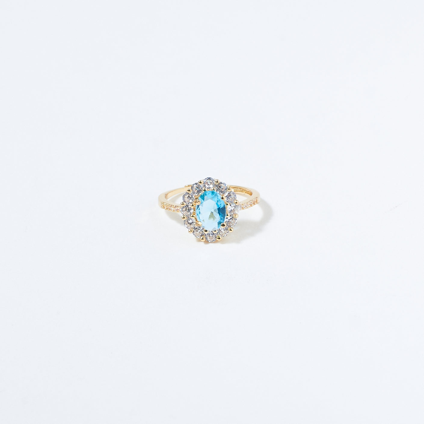 Blue Lagoon Diamond Ring