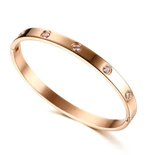 Cartier Diamond Band - Rose Gold