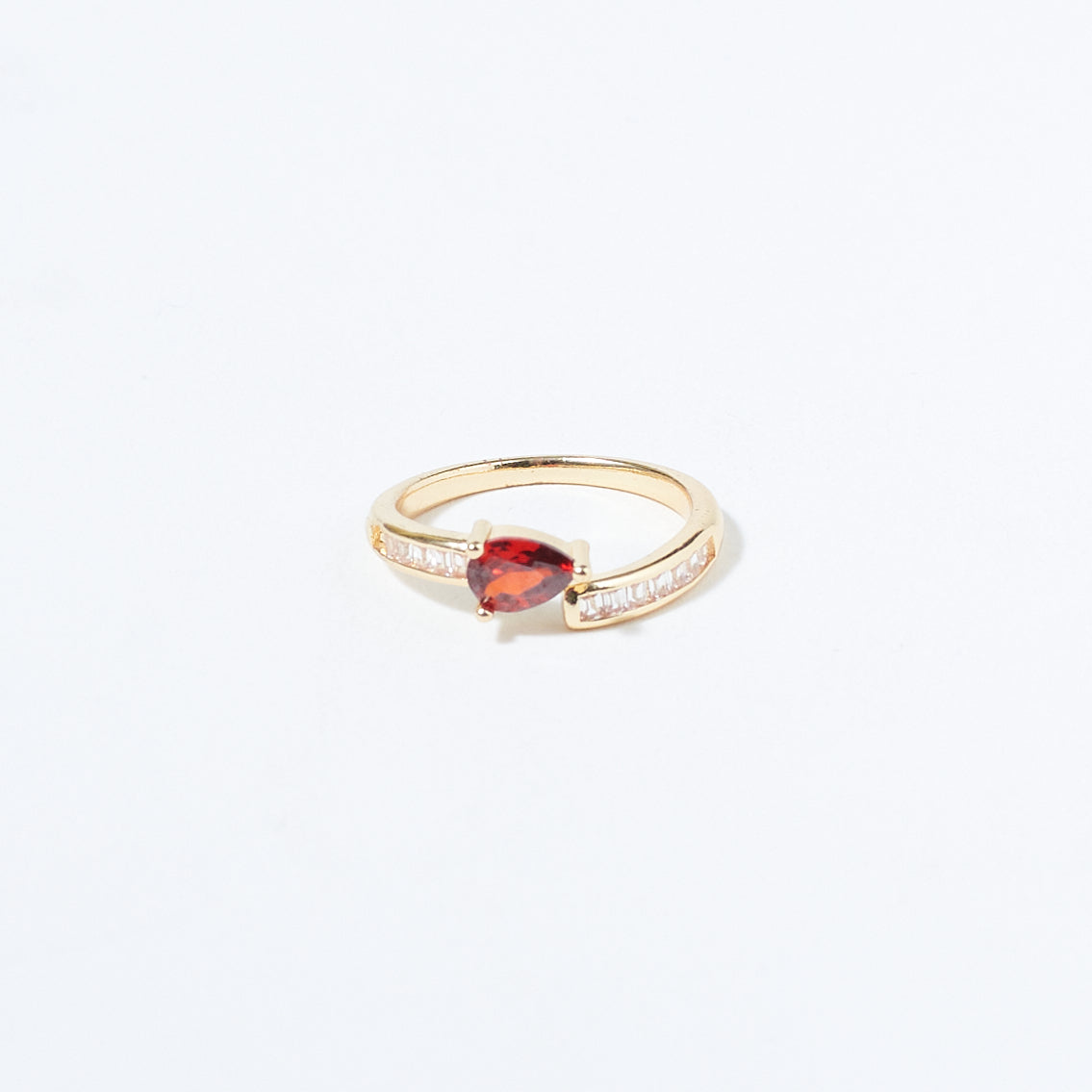 Burgundy Blaze Ring