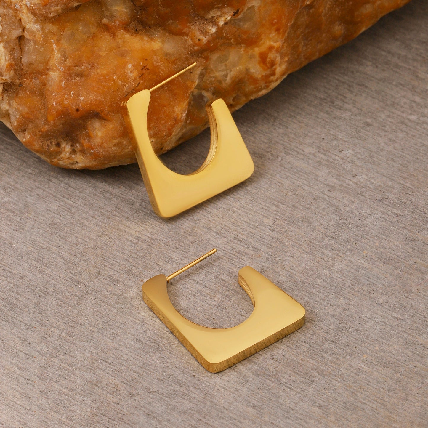 Billy Bold Gold Hoop Earring