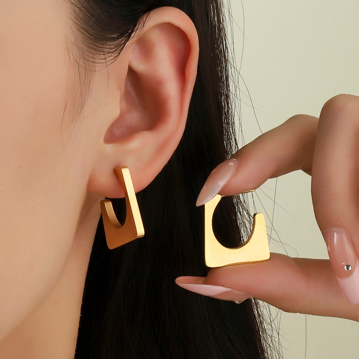 Billy Bold Gold Hoop Earring