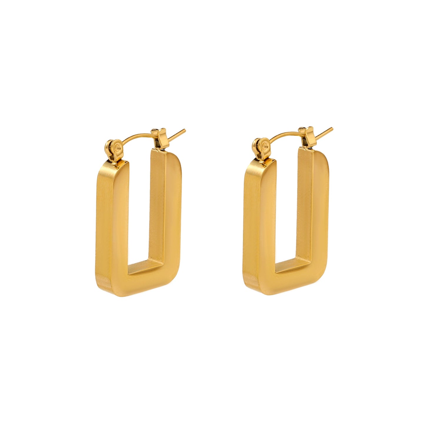 Country Retreat Gold Hoop Earring