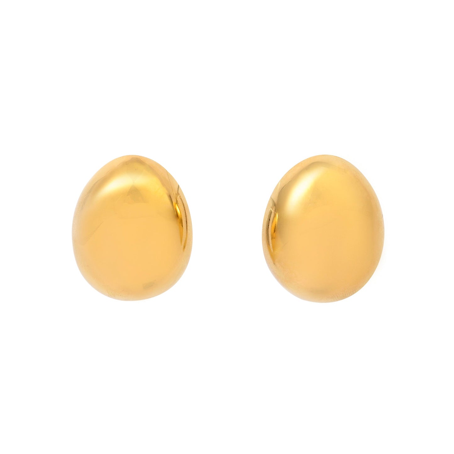 Thriving Solid Gold Earring