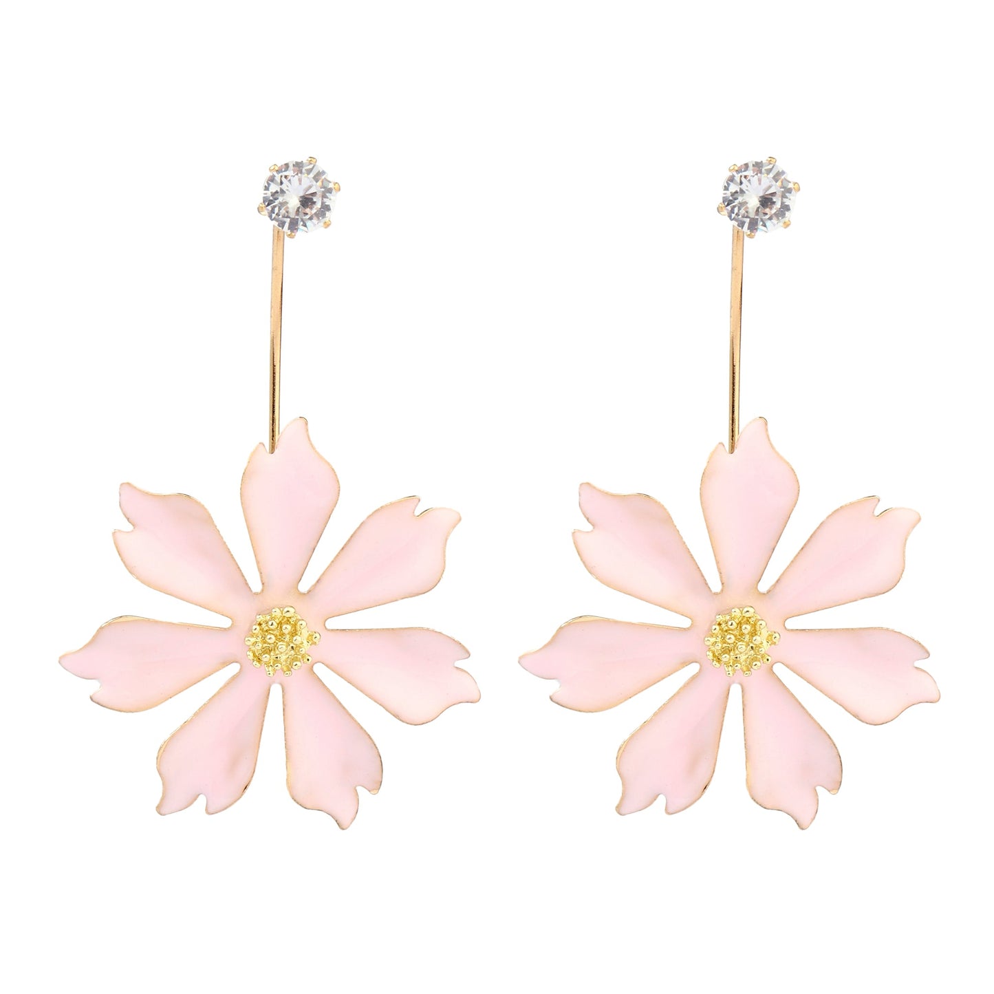 Blush Spring Luxury Gold Earring