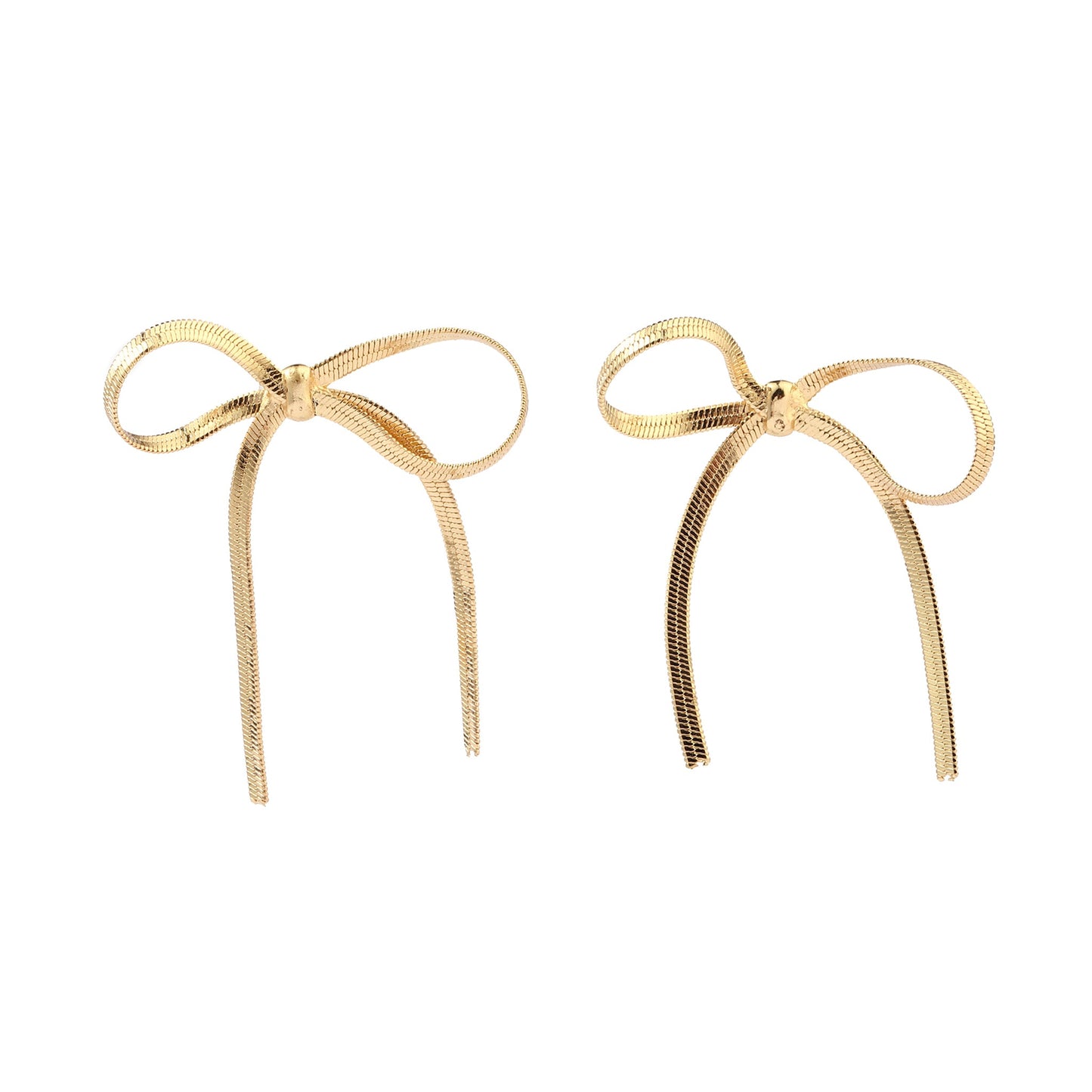 Bowy Bow Luxury Gold Earring