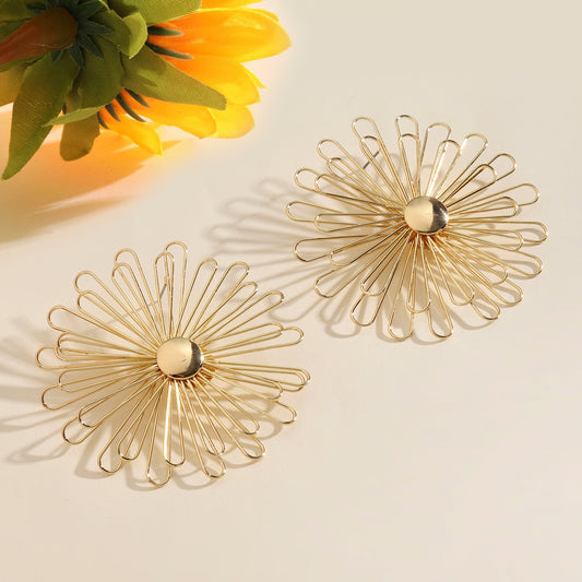 Blooming Luxury Gold Earring