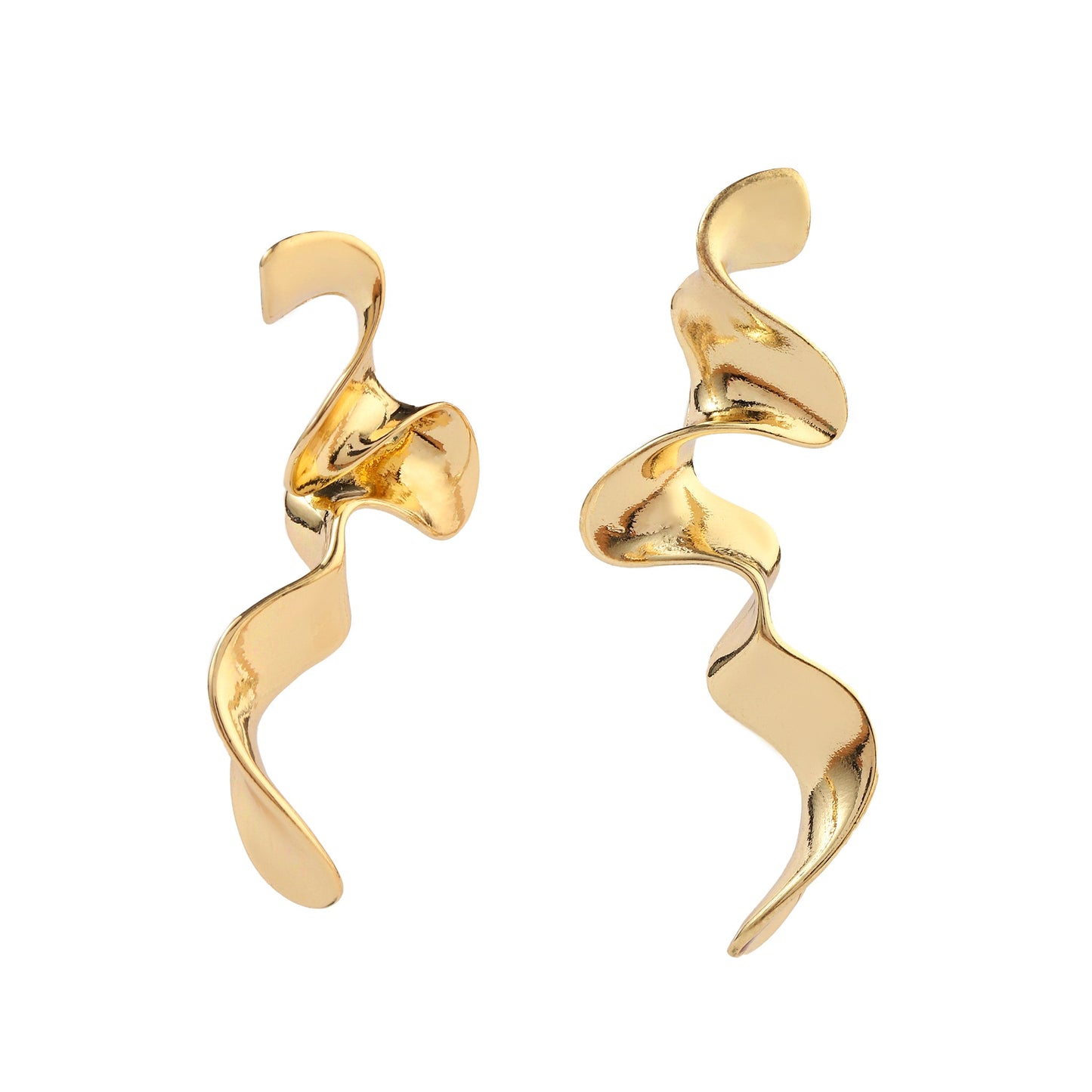 Upbeat Luxury Gold Earring