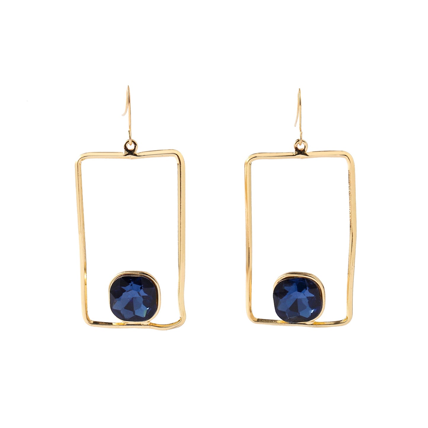 Chuffed Sapphire Gold Earring