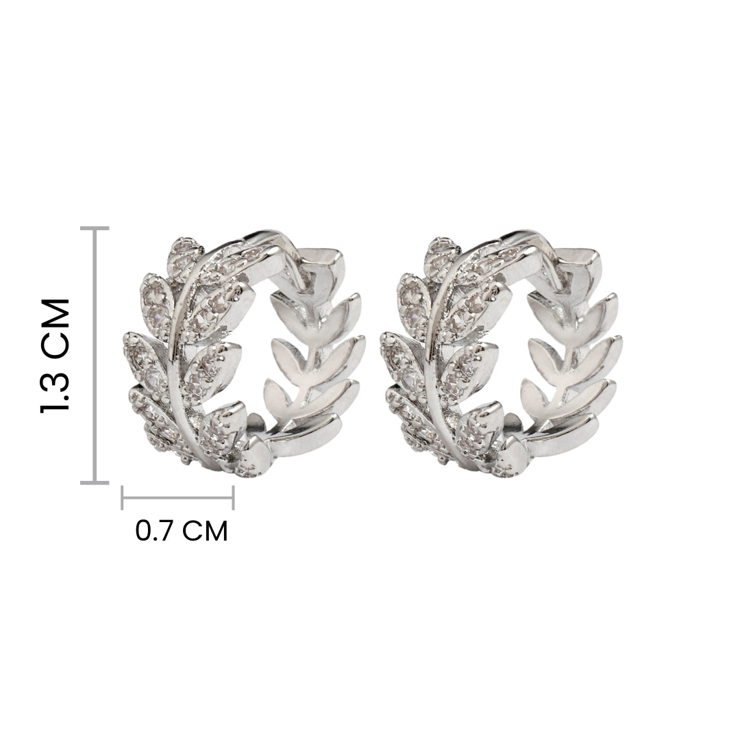 Anwen Floral Crystal Earring