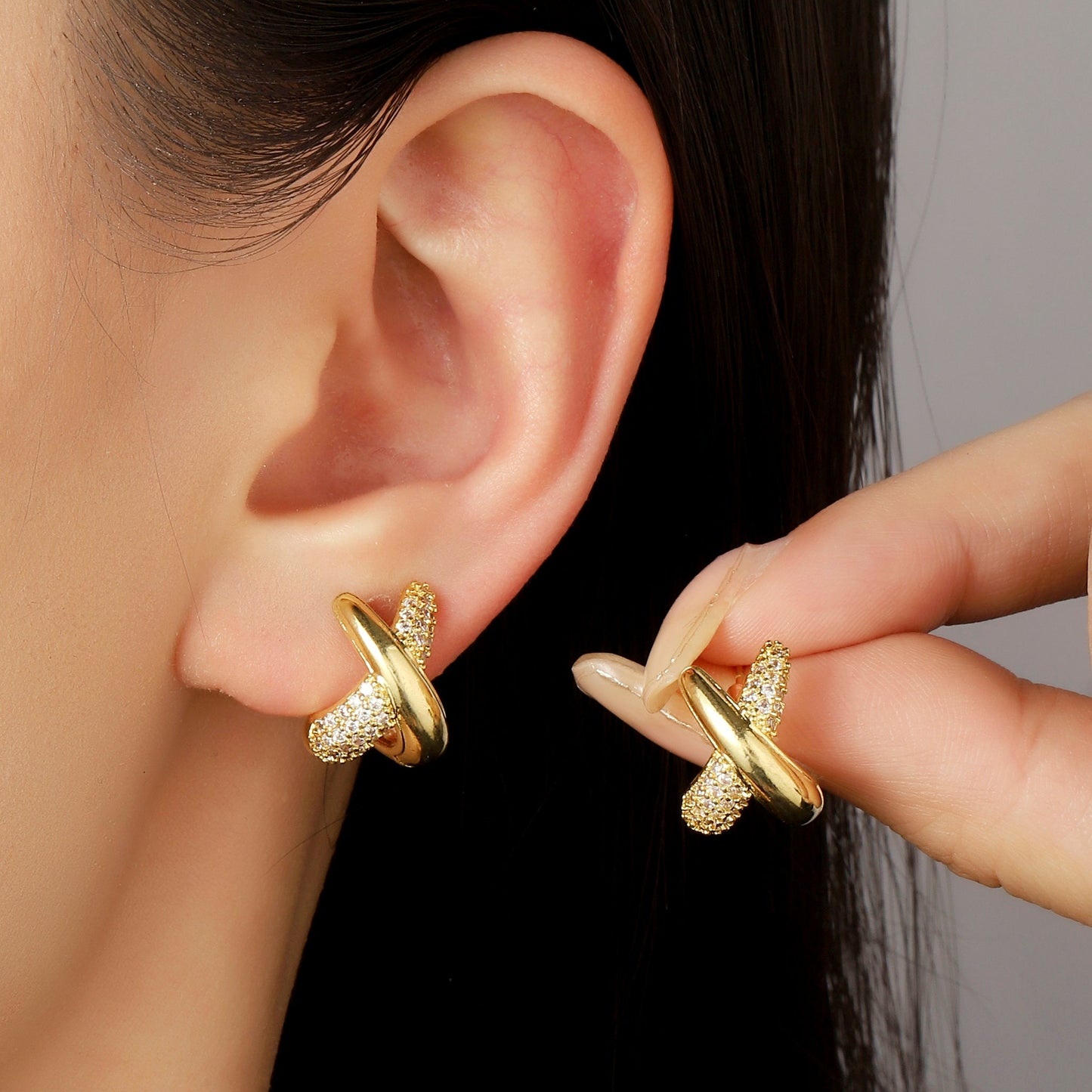 Asterin Gold Earring