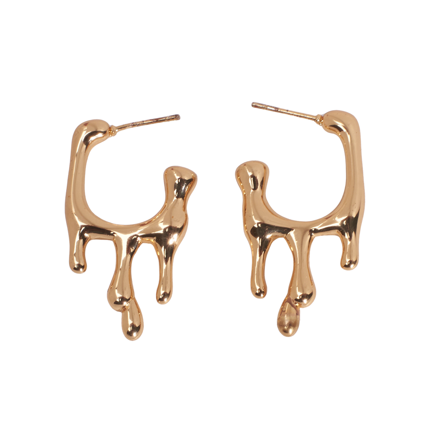 Classic Design Gold Earrings