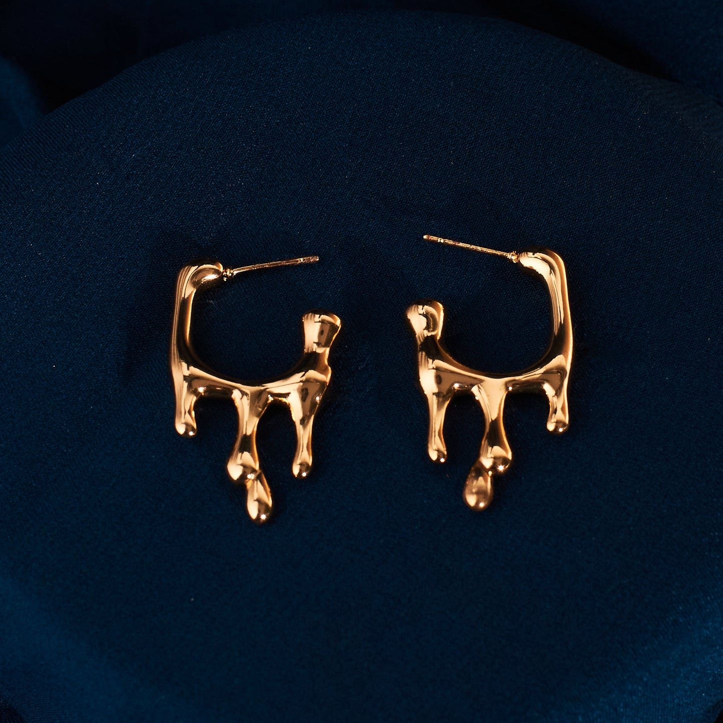 Classic Design Gold Earrings