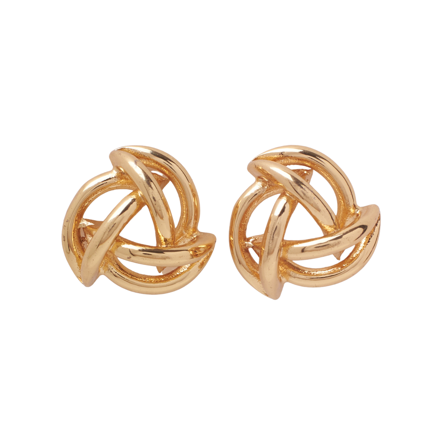 Symbolic Statement Gold Earrings