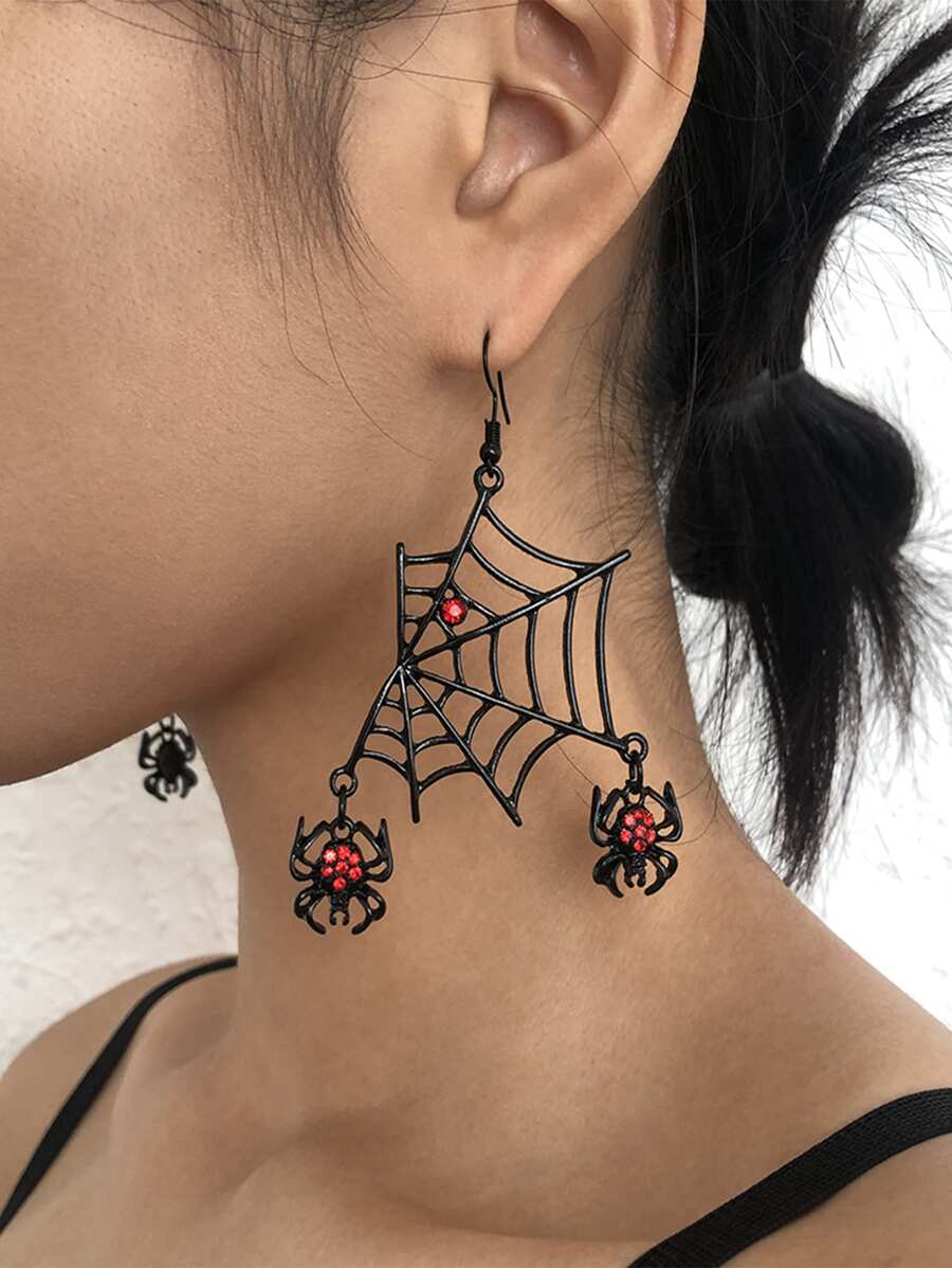 Venomous Web Drop Earrings