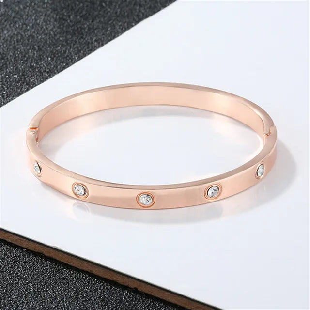 Cartier Diamond Band - Rose Gold