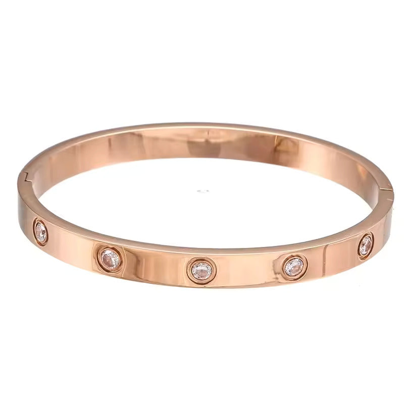 Cartier Diamond Band - Rose Gold