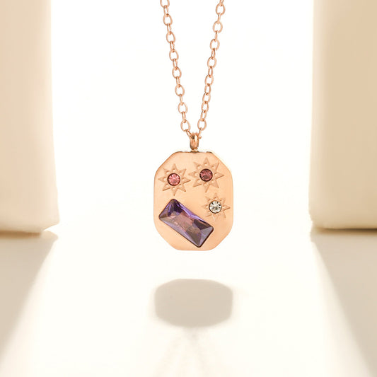 Classic Chic Rose Gold Necklace