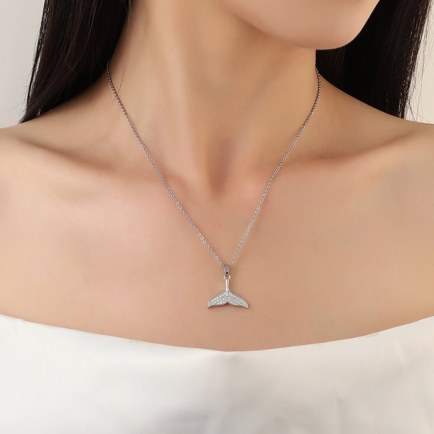 Whale Fin Necklace