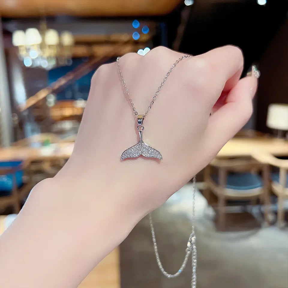 Whale Fin Necklace