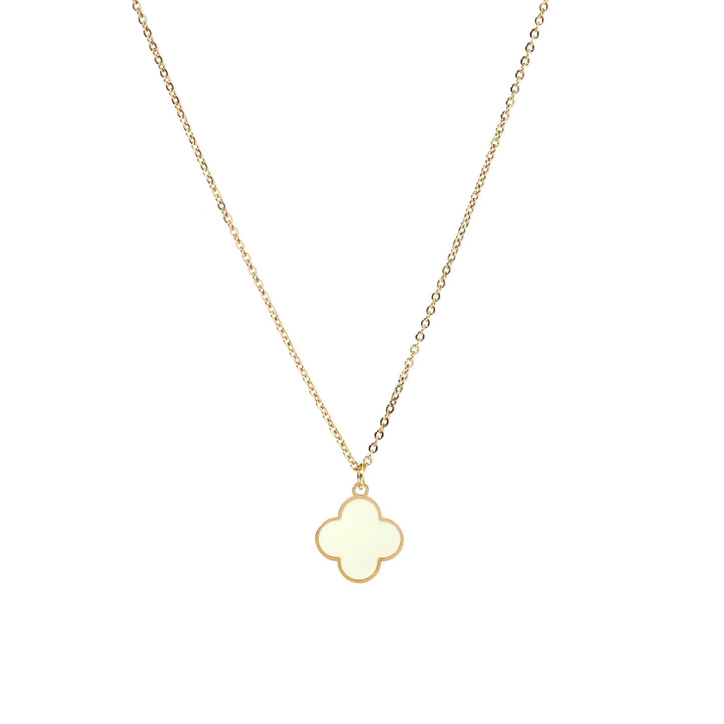 Vanilla Clover Gold Necklace