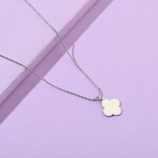 Vanilla Clover Silver Necklace