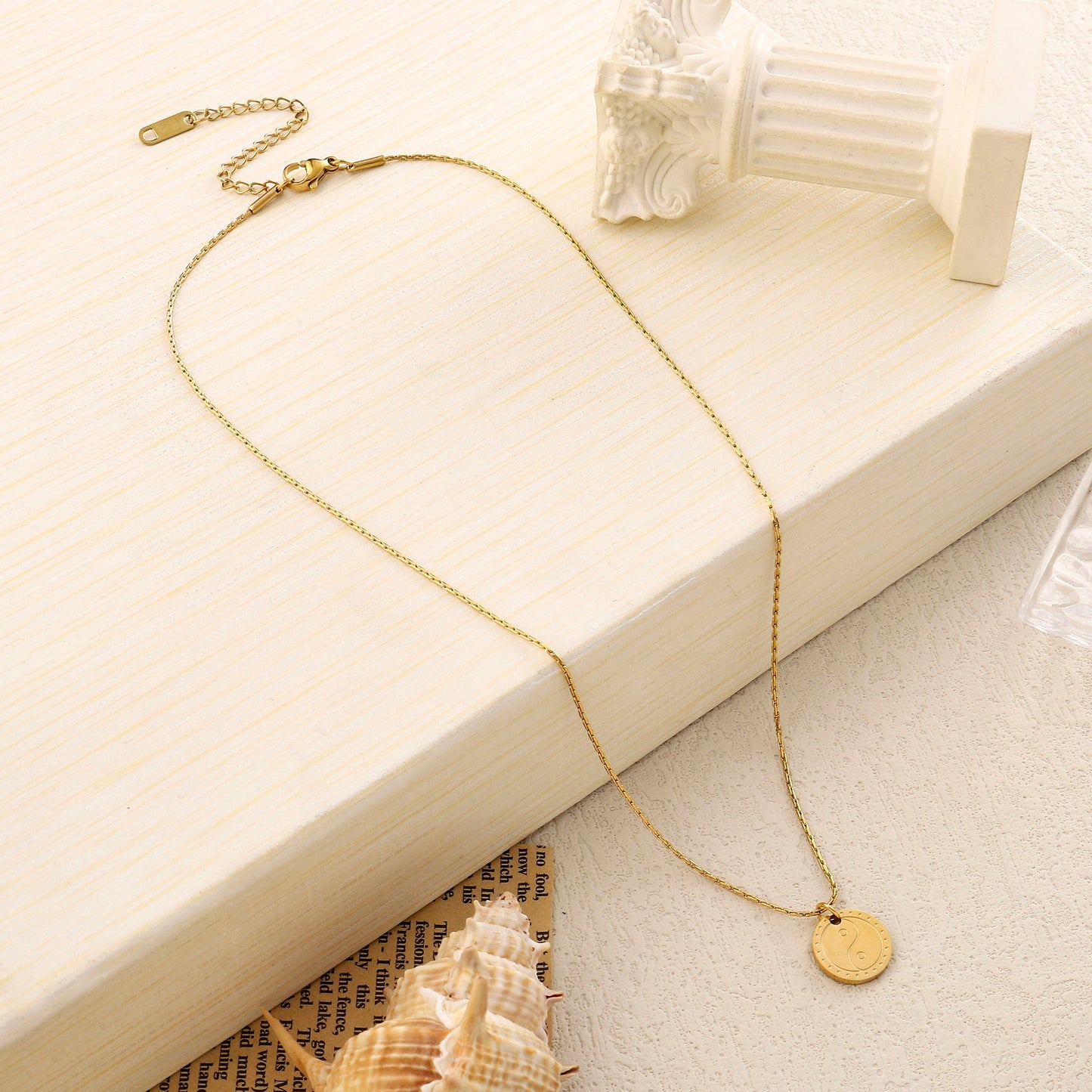 Yang Yin Gold Necklace