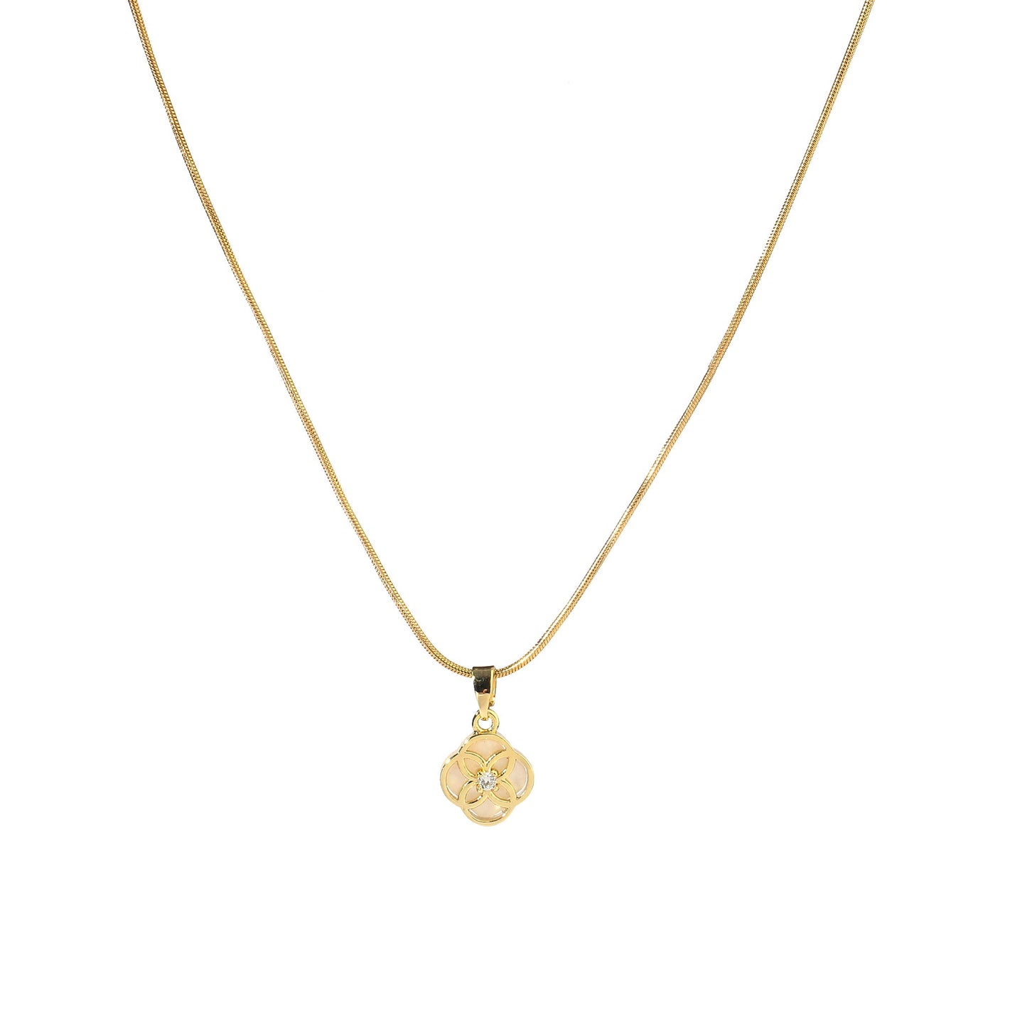 Baby Clover Gold Necklace