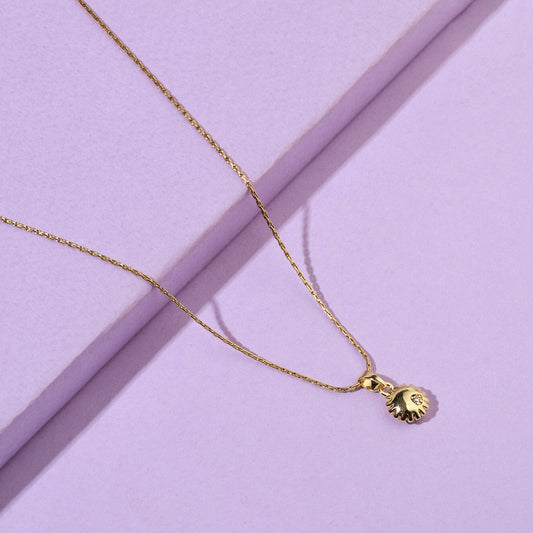 Bubble Sun Gold Necklace