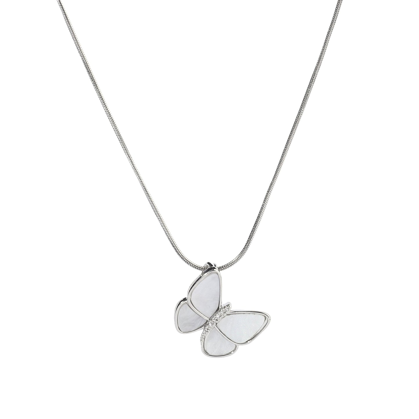 Wing It Silver Necklace