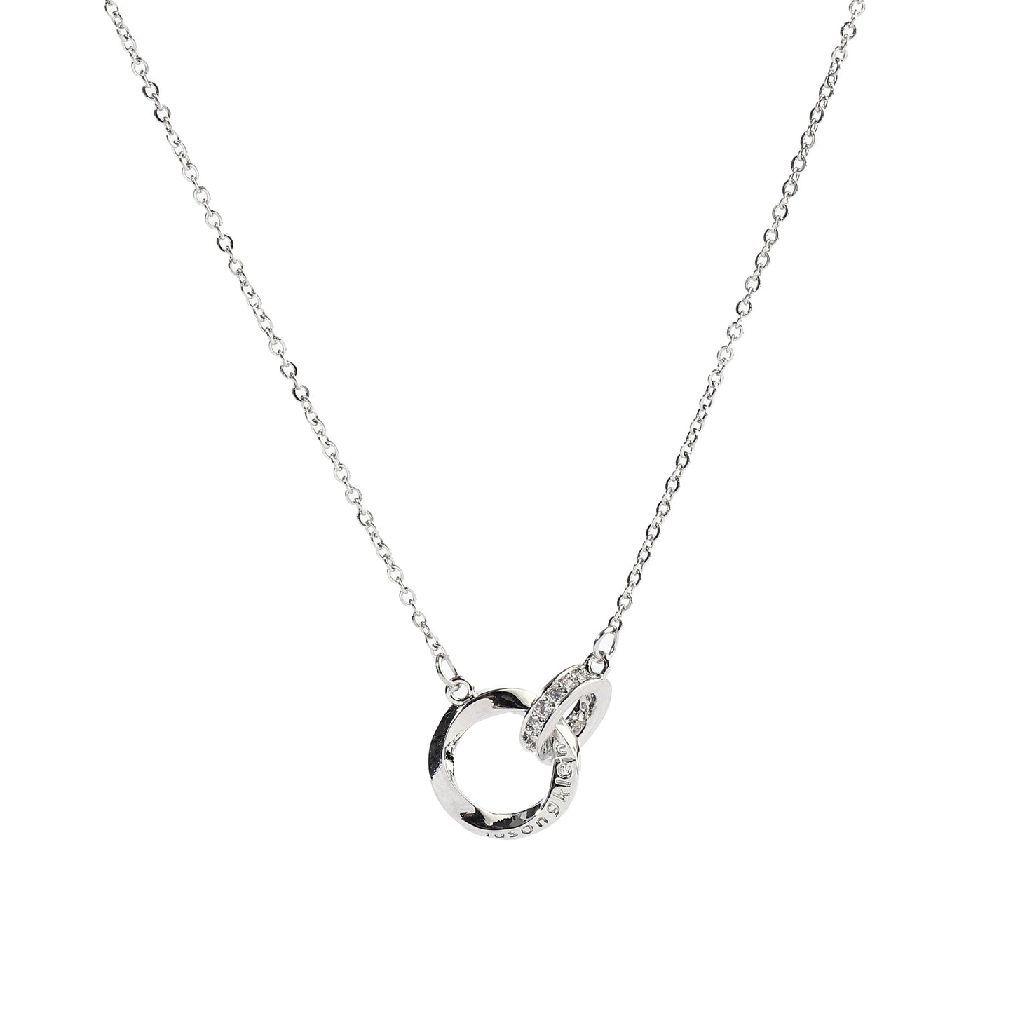 Blyana Two Loop Ring Necklace