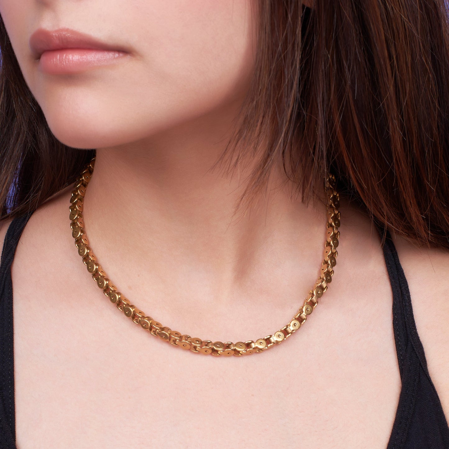 Artisan's Link Gold Necklace