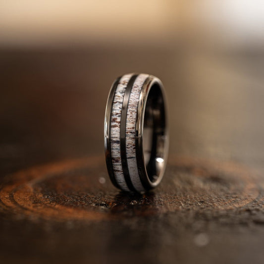 Black Engraved Minimal Band