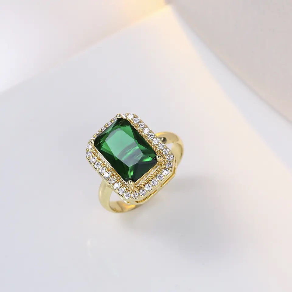 Artemisia Emerald Solitaire Ring