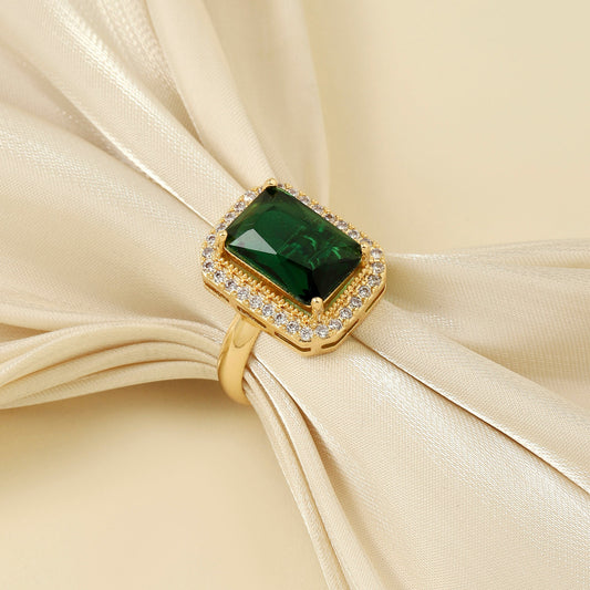 Artemisia Emerald Solitaire Ring