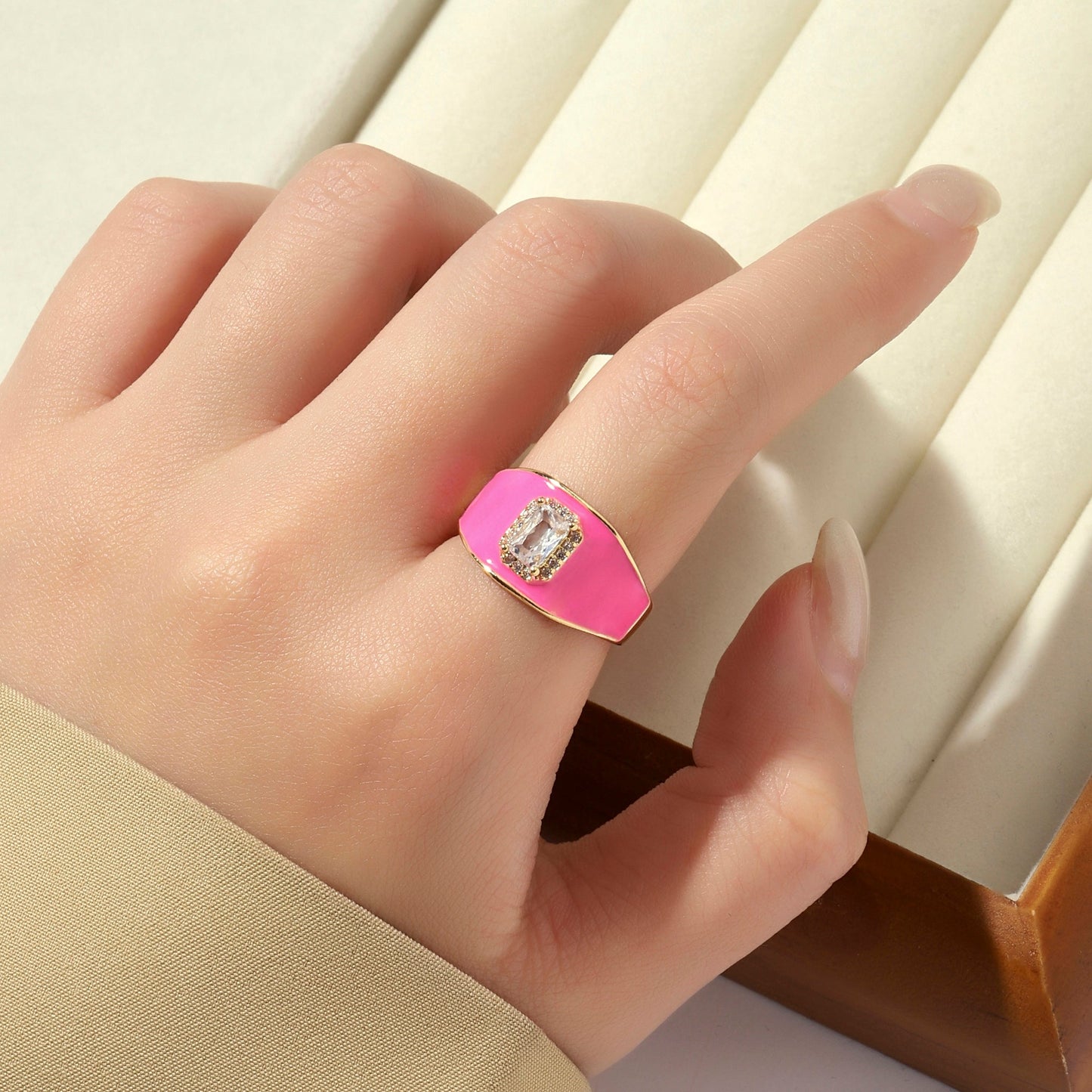 Bold Pink Ring