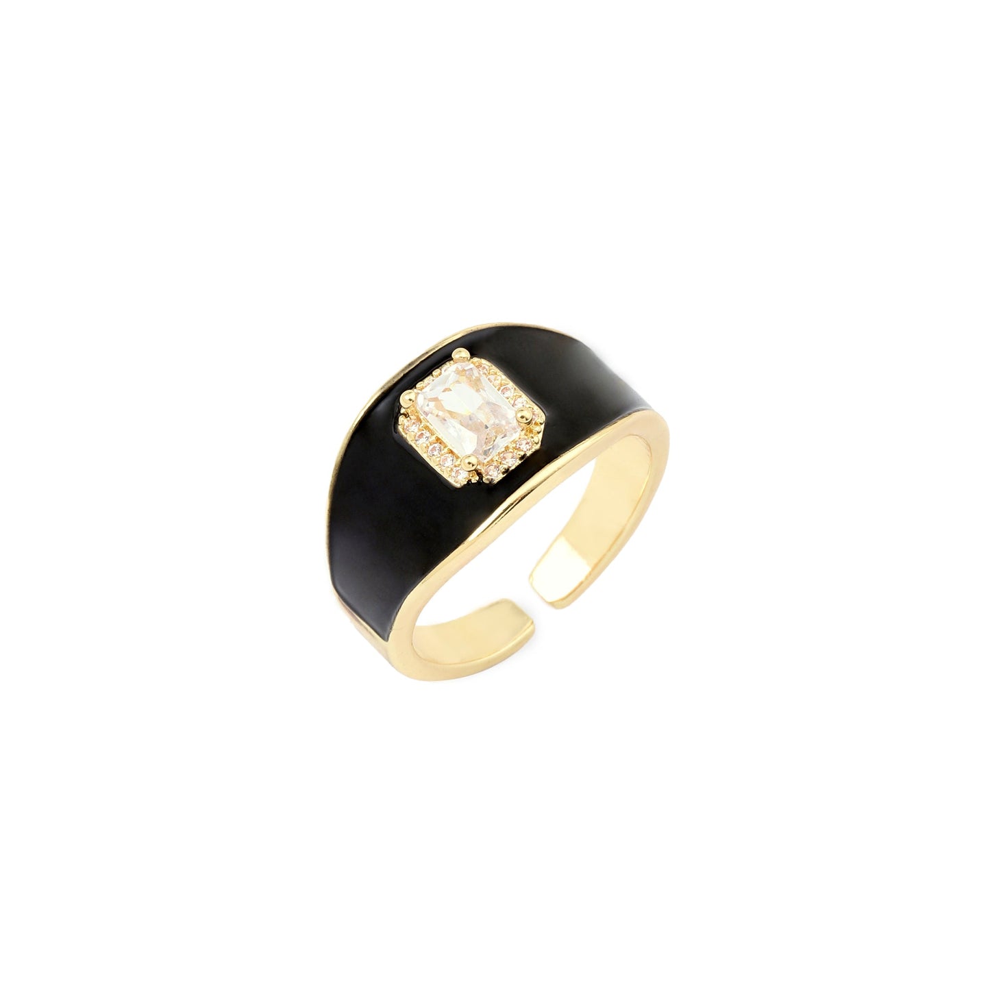 Bold Black Ring