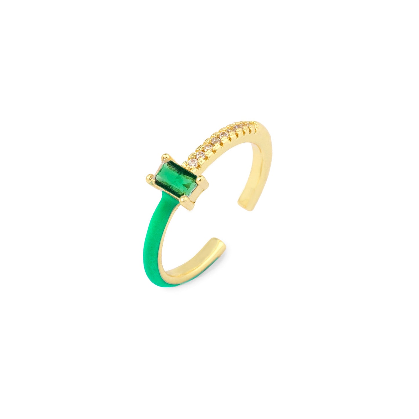 Chroma Sparkle Ring - Green