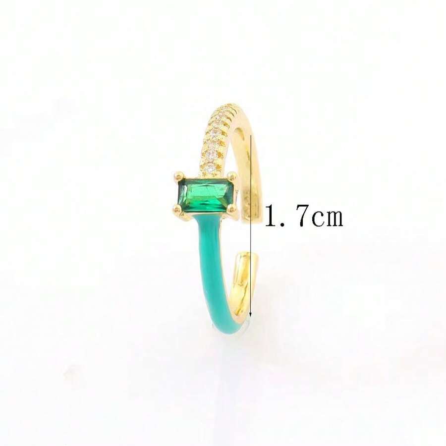 Chroma Sparkle Ring - Green